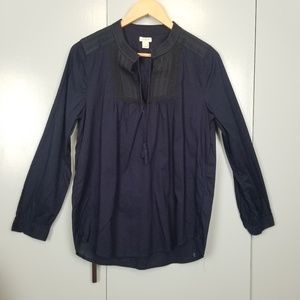 J.crew navy blue embroidered  size S   *C4